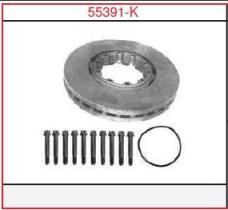 Casals 55391K - DISCO SAF 430MM CON KIT TORNILLOS